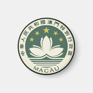 Emblem von Macau Magnet