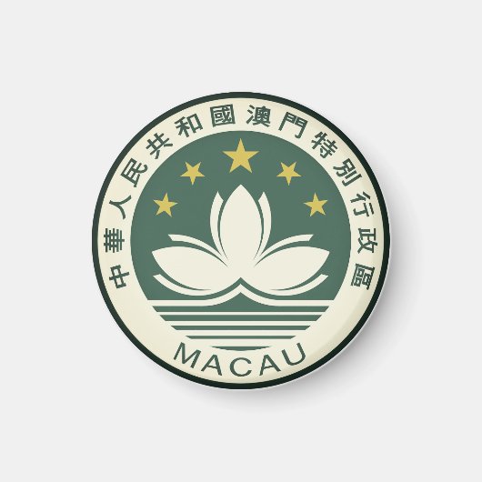 Emblem von Macau Magnet (Vorne)