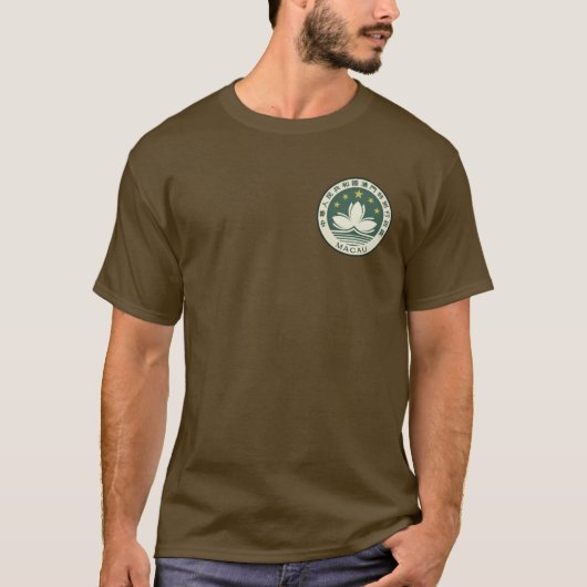Emblem von Macau - Tasche T-Shirt (Vorderseite)