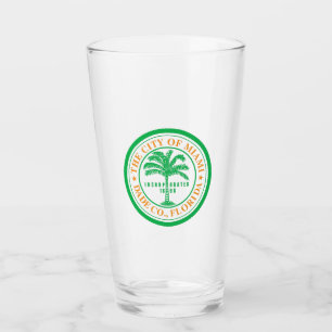 Emblem von Miami, Florida-Glas Glas