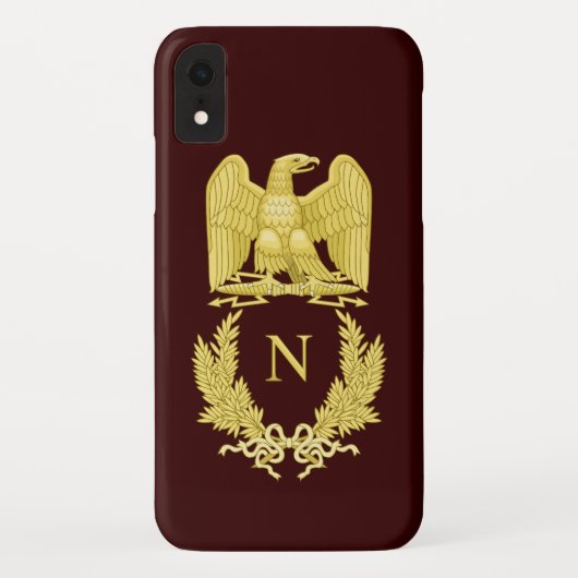 Emblem von Napoleon Bonaparte Case-Mate iPhone Hülle (Rückseite)
