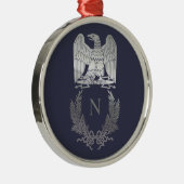 Emblem von Napoleon Bonaparte Silbernes Ornament (Rechts)