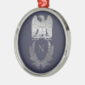 Emblem von Napoleon Bonaparte Silbernes Ornament (Links)
