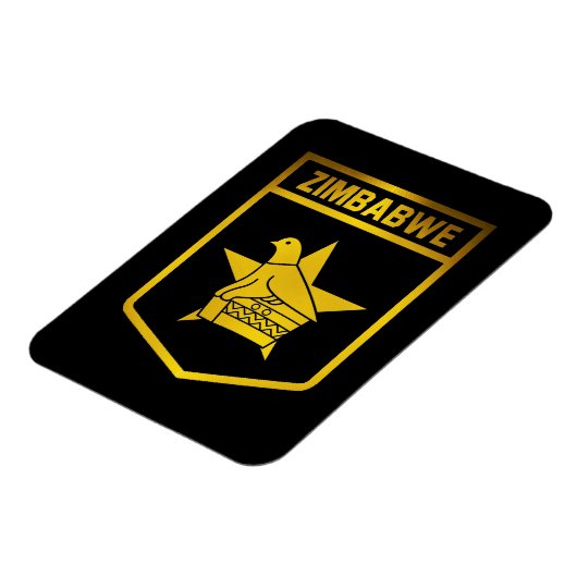 Emblem von Simbabwe Magnet (Linke Seite)