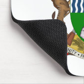 Emblem von Simbabwe Mousepad (Ecke)