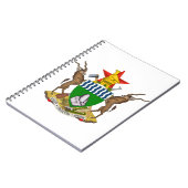 Emblem von Simbabwe Notizblock (Linke Seite)