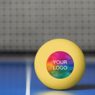 Emblem-Vorlage für individuell anpassbare Firmenlo Tischtennisball