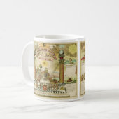 Emblematische Übersicht und maskische Geschichte d Kaffeetasse (Vorderseite Links)