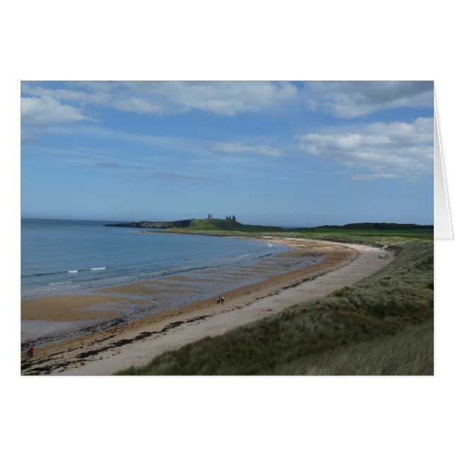 "Embleton Beach view of Bamburgh Castle" (1) (Vorderseite (Horizontal))