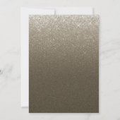 EMBOSS METALLIC BRONZE EUCALYPTUS FLUSSWEITE EINLADUNG (Rückseite)