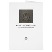 Embossed Alpha Omega Card (Hinten)