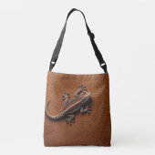 Embossed Gecko Imitation Leather Design Tragetaschen Mit Langen Trägern (Rückseite)