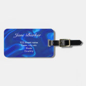 Embossed Gold Dragon Gepäckanhänger (Vorderseite horizontal)