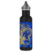 Embossed Gold Dragon Trinkflasche (Rechts)