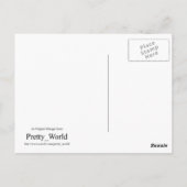 Embossed Gold Foil Postkarte (Rückseite)