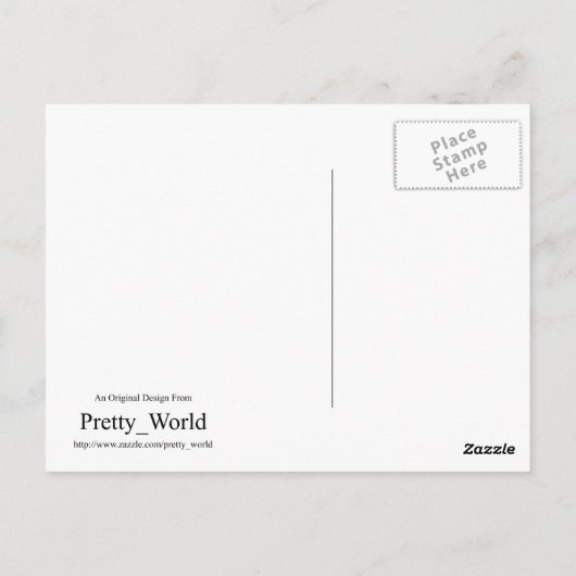 Embossed Gold Foil Postkarte (Rückseite)