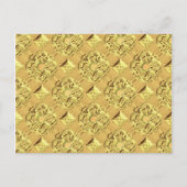 Embossed Gold Foil Postkarte (Vorderseite)