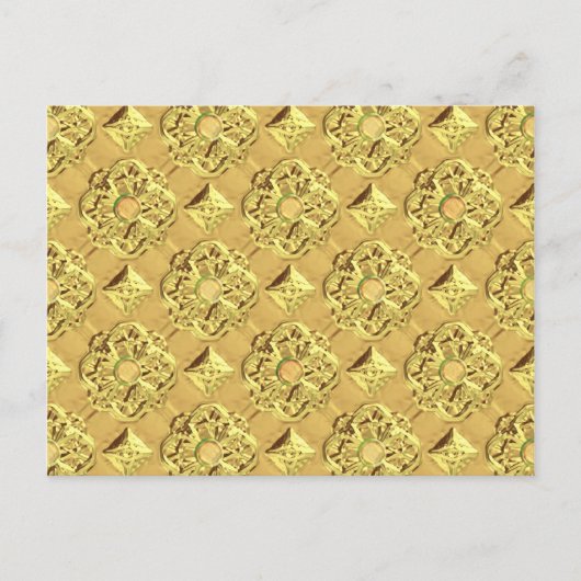 Embossed Gold Foil Postkarte (Vorderseite)