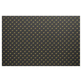 Embossed Gold Hearts Fabric-Black Stoff (Fat Quarter (45,7 x 55,9 cm))