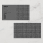 EMBOSSED GRAY GRAY BUSINESS MODERN GRID STYLEBACKG VISITENKARTE (Vorne/Hinten)