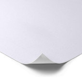 Embossed Indigo Gradient Paw Print Dog Outline Poster (Ecke)