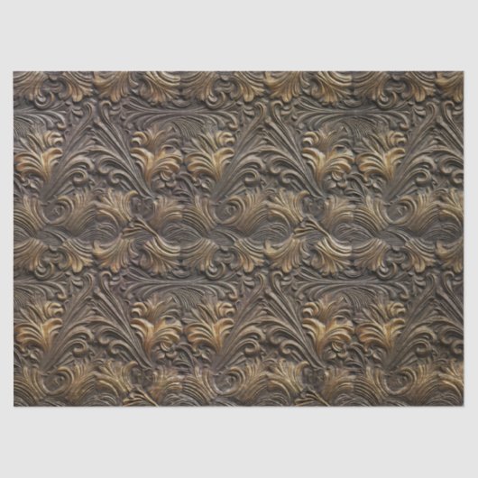 Embossed Interweading Muster Decoupage Seidenpapier (Vorderseite)