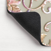 Embossed Metallic Damask Pastel Mousepad (Ecke)