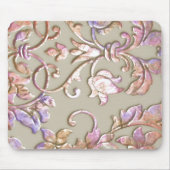 Embossed Metallic Damask Pastel Mousepad (Vorne)