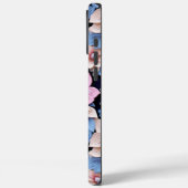 Embossed Pink Florals Case-Mate iPhone Hülle (Rückseite / Links)