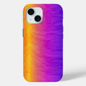 Embossed Rainbow Case-Mate iPhone Hülle (Rückseite)