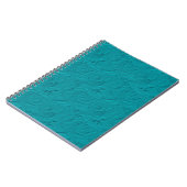 Embossed Rose AQUAMARIN NOTEBOOK Notizblock (Linke Seite)