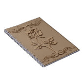 Embossed Rose Journal/Notebook Notizblock (Rechte Seite)