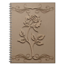 Embossed Rose Journal/Notebook