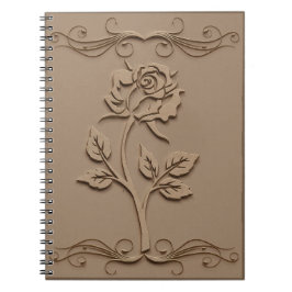 Embossed Rose Journal/Notebook Notizblock