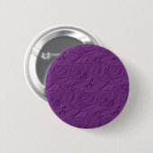 Embossed Rose Lavender Lila Button (Vorne & Hinten)