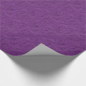 Embossed Rose Lavender Lila GIFT WRAP Geschenkpapier (Ecke)