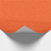 Embossed Rose Orange GIFT WRAP Geschenkpapier (Ecke)