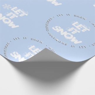 Embosser Text: Schneefräse Geschenkpapier