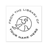 Embosser | Weltreiserflugzeug Permastempel (Design)