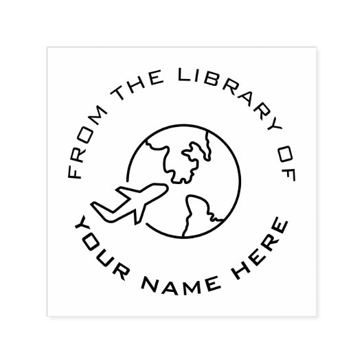 Embosser | Weltreiserflugzeug Permastempel (Design)