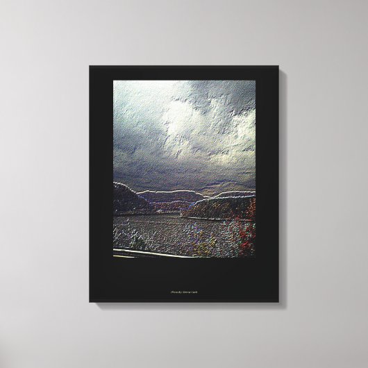 Embosses Foto auf Leinwand (Vorderseite)