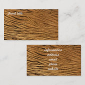 Embosses Gold Leather Image Visitenkarte (Vorne/Hinten)