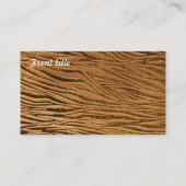 Embosses Gold Leather Image Visitenkarte (Vorderseite)