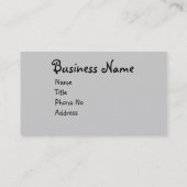 Embosses hawaiianisches Szenario Visitenkarte (Rückseite)