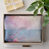 Embosses Ostereier mit Kirschblüten Decoupage Seidenpapier (Geschenk)