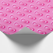 Embosses Satinherz - Rose pink Geschenkpapier (Ecke)