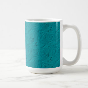 Embossete Rose AQUAMARINE Kaffee-Tasse Kaffeetasse