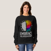 Embrace Adhd Autismus Sweatshirt (Vorne ganz)