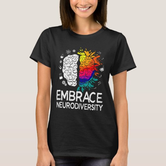 Embrace Adhd Autismus T-Shirt (Vorderseite)