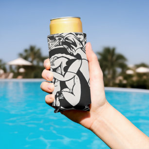 Embrace Artistry mit 'Frau in der Badewanne' Selters Dosenkühler